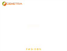 Tablet Screenshot of demetria.com.ar